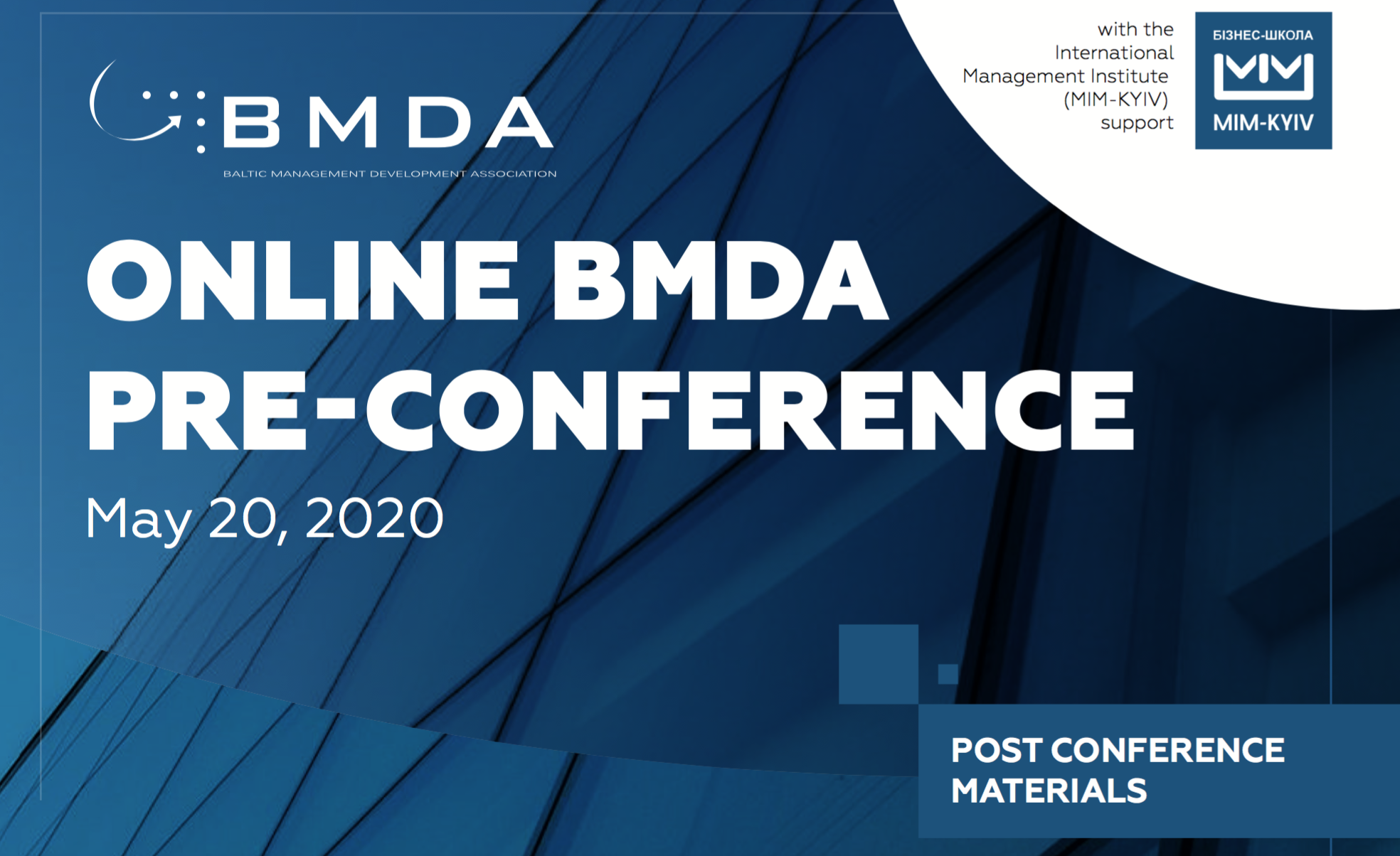 Bulletpoints of BMDA pre-conference