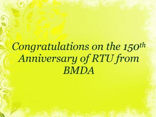 Congratulations to RTU